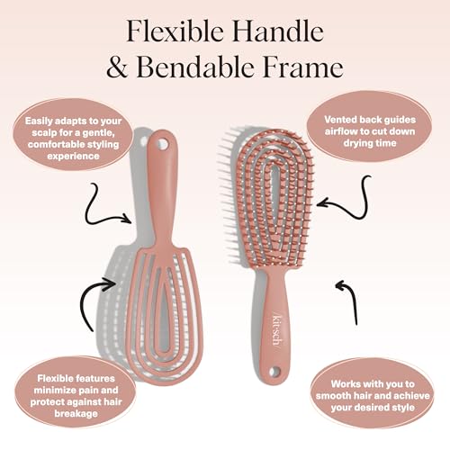 Flexi Flow Detangler Brush (Terracotta / 1 pc)