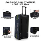 Rolling Duffle Bag with Wheels (Navy / 33 inch)