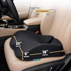 Car Seat Cushion for Driving (Black)