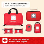 First Aid Kit Multipack (2 Pack - 291 Piece - Red)