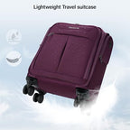 Underseat Carry On Luggage with Wheels (Purple / 16-Inch)