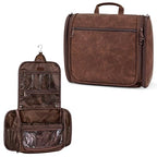 Large Hanging Toiletry Bag for Men (Brown / Large)