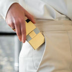 Aluminum Cardholder Wallet for Men (Gold)