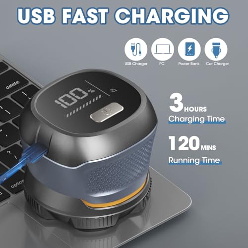 6D Electric Head Shaver for Men (Grayish Blue)