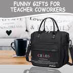 Chaos Coordinator Lunch Bag Cool Gifts for Coworkers Employee Appreciation Gifts Office Gifts Administrative Professional Day Gifts Useful Assistant Principal Boss Gifts for Women for Work (Large / Co-worker)