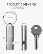 Loud Emergency Whistles (Stainless (2-pack))
