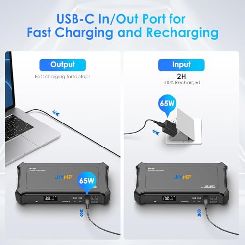 Portable Power Station with AC Outlet (P100 Gray)