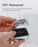 P3 Pro 3 Blade Travel Electric Shaver for Men Face (Space Gray)