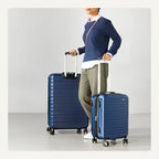 2 Piece Hardside Luggage Set (Navy Blue / 2-Piece Set)