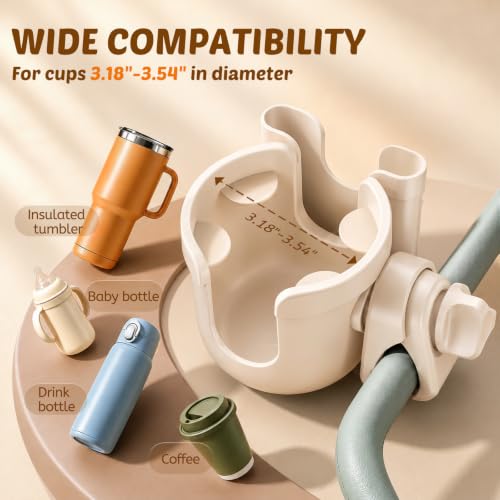 Cup Holder for Walker (Beige)