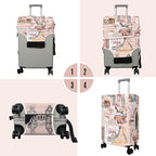 Travel Luggage Cover Suitcase Protector Fits 18 (B-4 / M(22-24in))