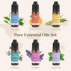 Essential Oil Diffuser for Home with Top 6 Essential Oil Sets (Golden)