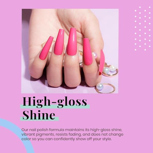 Beetles Pink Gel Nail Polish (B - Creme Pink | Hot Pink)