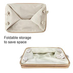 Storage Basket for Organizing (Beige / 6PCS/Small -11.8Lx7.9Wx5.2H)