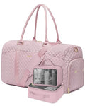 Women Weekender Travel Duffle Bag (20-Pink - 3 PCS / Large)