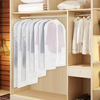 Coat Cover for Storage Garment Bags for Hanging Clothes 54 in 10Pack (54"-10pcs)
