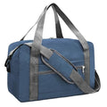 Foldable Carry on Luggage Bag 22x14x9 Personal Item Bag for Airplanes Travel Duffel Bag for Women and Men (Navy / 40L)