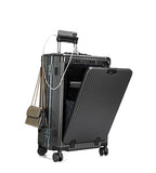 PC Hardside Carry On Luggage (A4-Grey (zipperless closure) / 22.5")