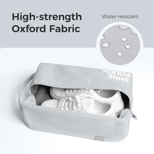 Stylish Shoe Bag for Travel (Light Grey / Regular)