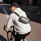 3.5L Sling Bag with RFID Blocking Crossbody Chest Pack for Men Women (Light Gray / 3.5L)