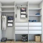3 Tier Shelf Hanging Closet Organizer (Grey2)
