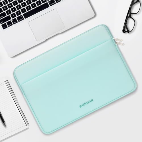 RAINYEAR Laptop Sleeve Case 13.3 Inch (13.3-14 inch / Mint Green)