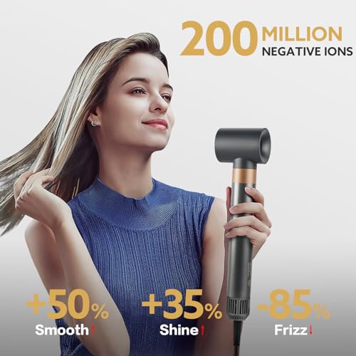 Hair Dryer Hot Air Styler (Gray)