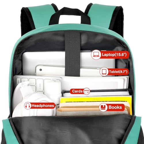 17 Inch School Backpack for Teens (17.3 inch / Green)