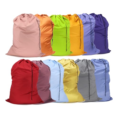 Extra Large Laundry Bag 30"x40" 12 Pack Mixed Color (Mixcolor / 12 Bags)
