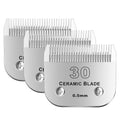 30# Detachable Pet Dog Grooming Clipper Ceramic Blade (Silvery-4)