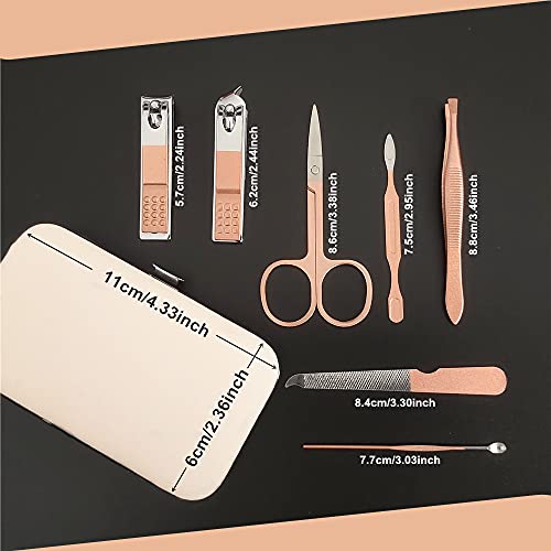 7pcs Manicure Set (Rose Gold)