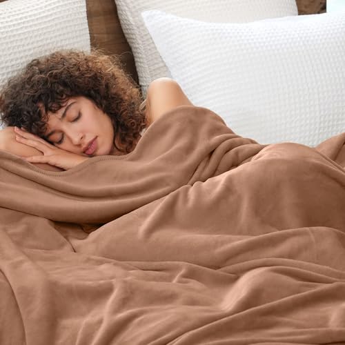 Fleece Blanket Twin Size 66"x90" (Clay / Twin(66" X 90"))