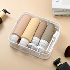 16 Pack Travel Bottles for Toiletries (Large / Apricot)