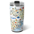 22oz Insulated Travel Mug with Handle & Lid (North Carolina / 22 Ounces)