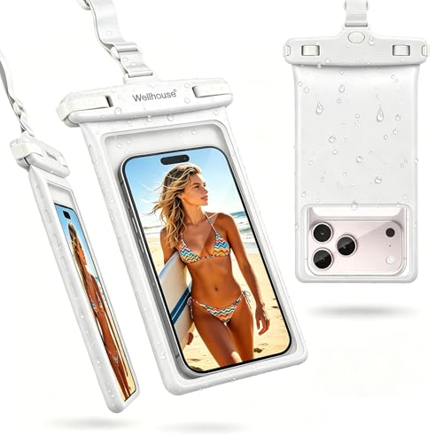Waterproof Phone Pouch (1 Pack - White8.0")
