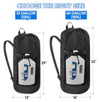 120L Laundry Bag Backpack (120L / Black)