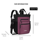 Soleil Anti Theft Convertible Backpack Tote (Pink Smoky Orchid)
