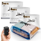Vacuum Storage Bags with Cordless Pump (10 Travel)