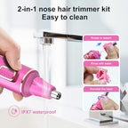 Nose Hair Trimmers for Women Men (Rose)
