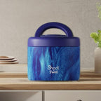 S'nack by S'well Stainless Steel Food Container (Azure Forest / 24oz / Container)