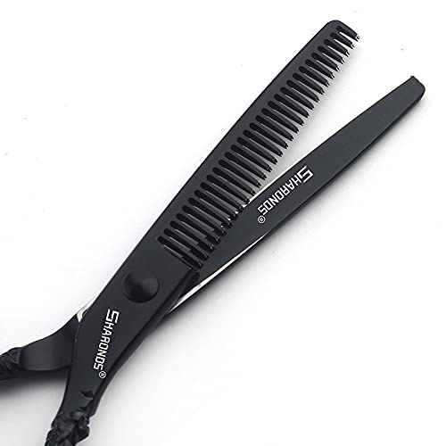7/7.5/8/9 inch Professional Hairdressing Scissors Barber (7 inch—B) (6-in Thinning Scissors)