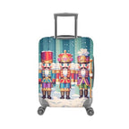 Christmas Luggage Protector Suitcase Cover (XL(for 30-32 inch luggage) / Nutcracker Soldier)
