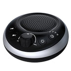 Rechargeable Portable Brown Noise Machine 2000mAH Large Battery Sound White Noise Machine 30 Soothing Sounds for Baby Kids Adults Sleep Machine Auto (Dark Black)
