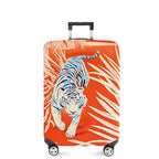 Funny White Tiger Luggage Cover (#17 / XL(fits 32-34Inch suitcase))