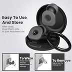 2 Pairs of Earplugs for Sleeping (Grey)