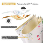 Sun Umbrella Blocking UV Protection Compact Auto Folding Parasol (Carnation)