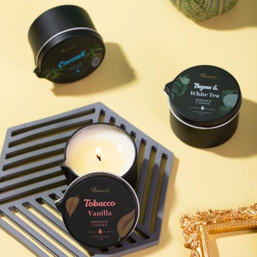 3 Pack Soy Massage Candle Set