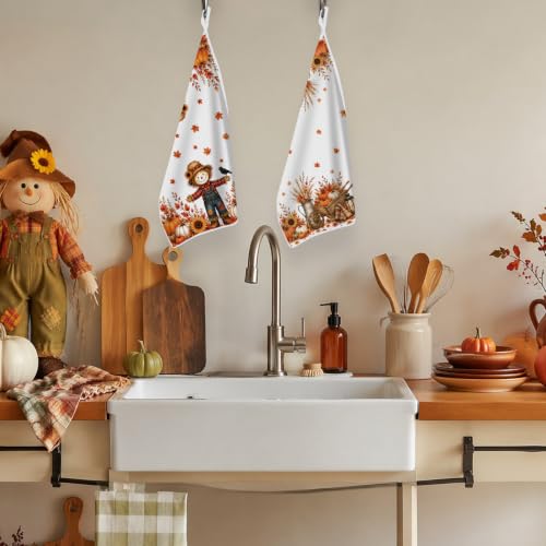Fall Scarecrow Kitchen Towels 4 PCS