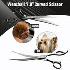 Professional Dog Grooming Scissors Set (Black)