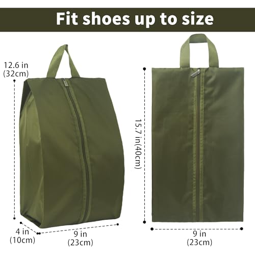 6pcs Portable Shoe Organizer (Dark Green)